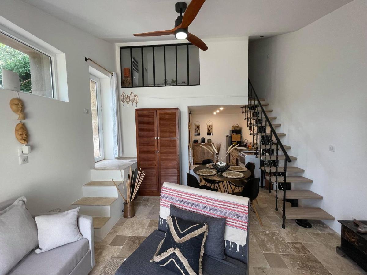Jolie Annexe Du Mas Dans Le Coeur De La Garrigue Nimoise Villa Nîmes Exterior foto
