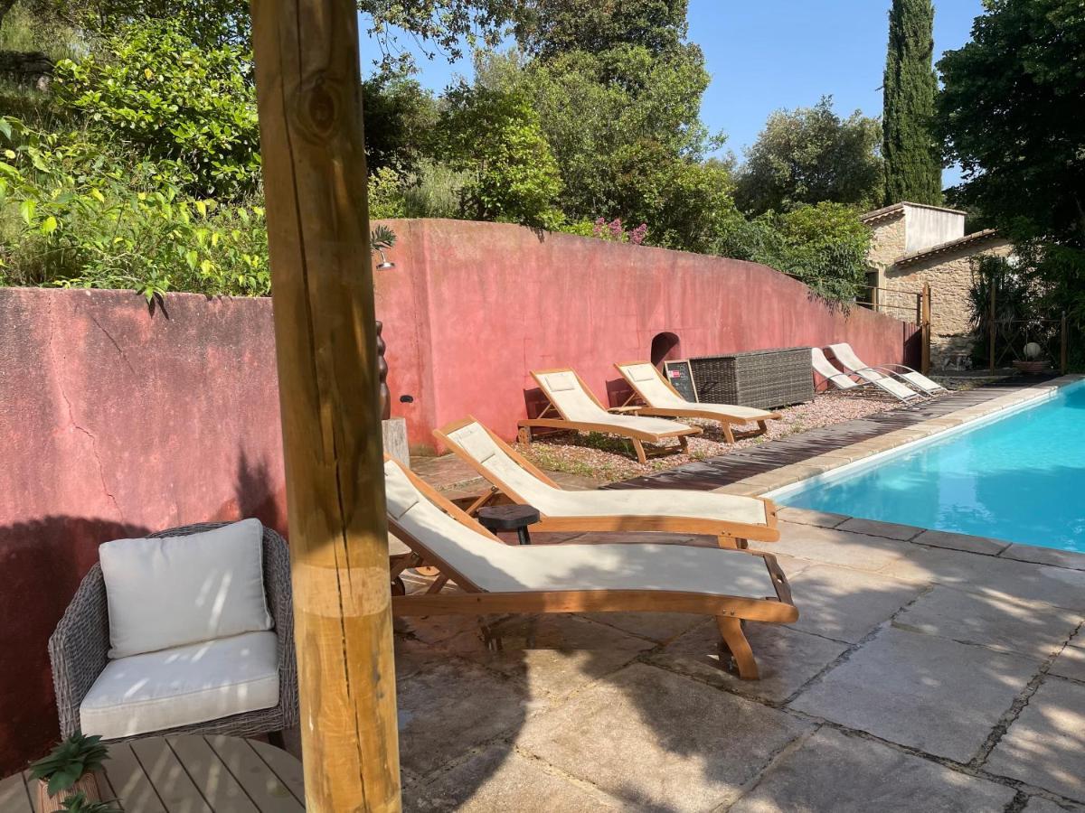 Jolie Annexe Du Mas Dans Le Coeur De La Garrigue Nimoise Villa Nîmes Exterior foto