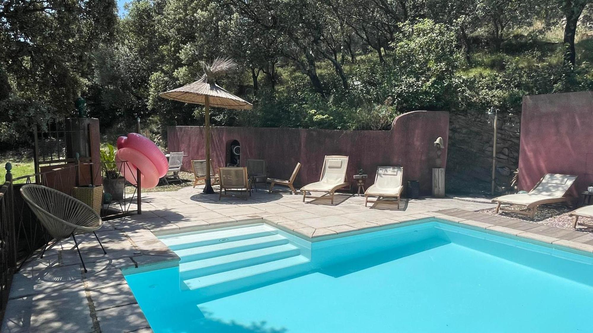 Jolie Annexe Du Mas Dans Le Coeur De La Garrigue Nimoise Villa Nîmes Exterior foto
