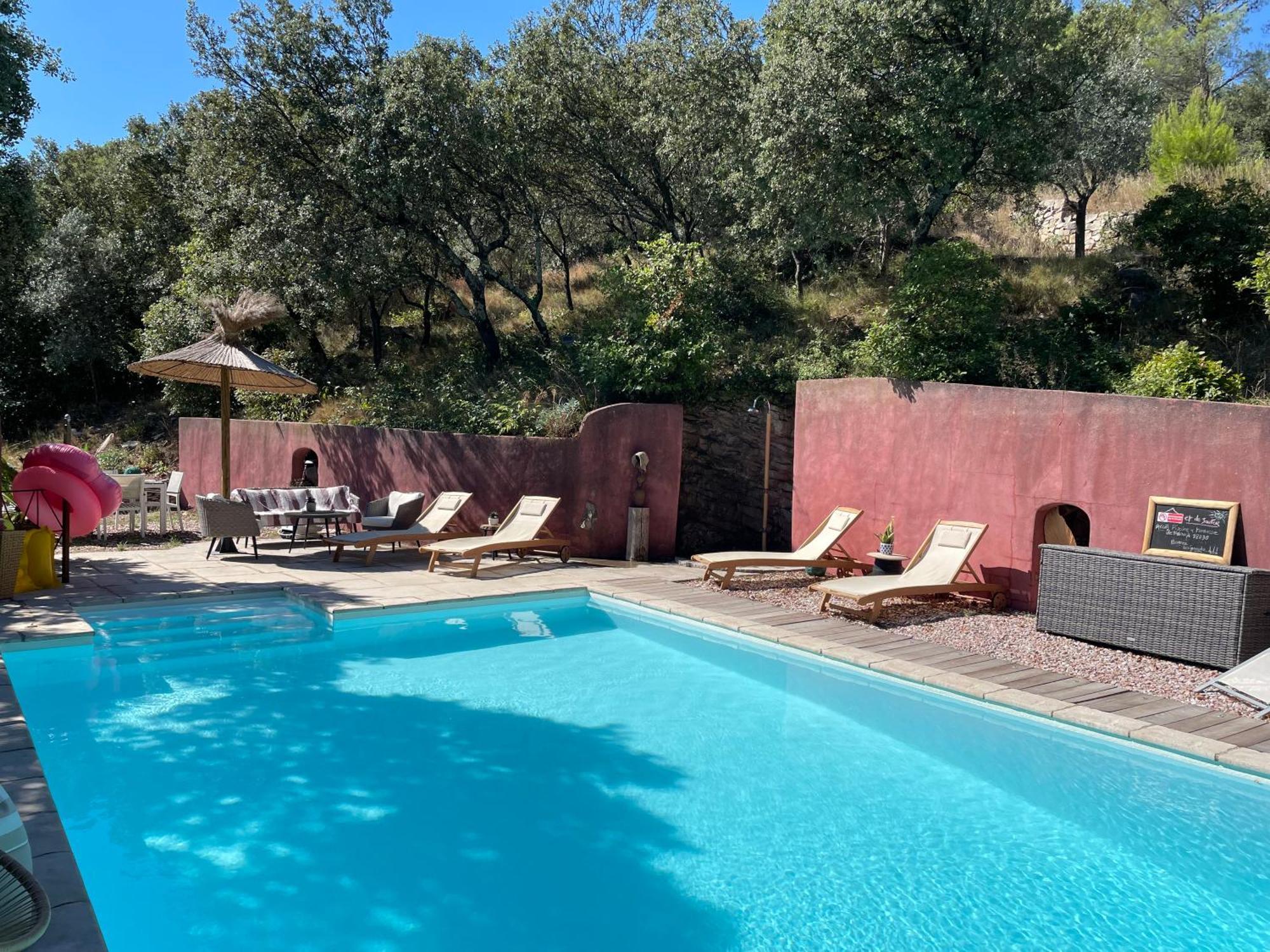 Jolie Annexe Du Mas Dans Le Coeur De La Garrigue Nimoise Villa Nîmes Exterior foto