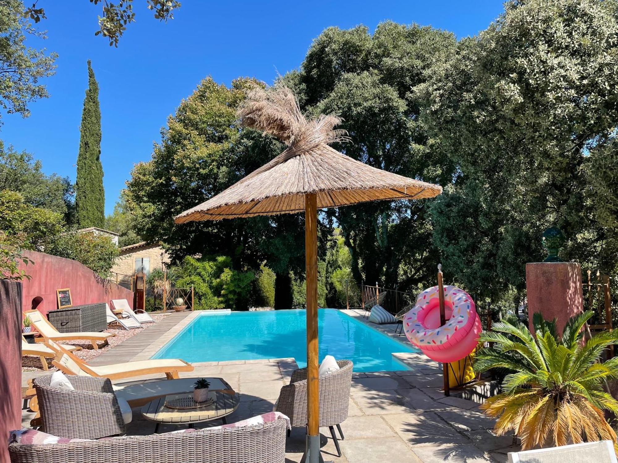Jolie Annexe Du Mas Dans Le Coeur De La Garrigue Nimoise Villa Nîmes Exterior foto